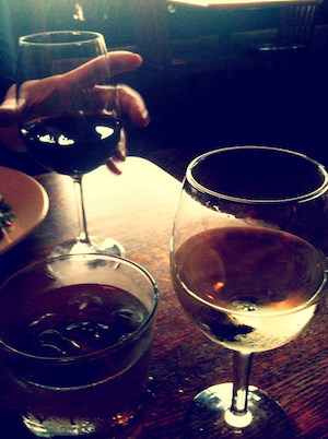 wine glasses