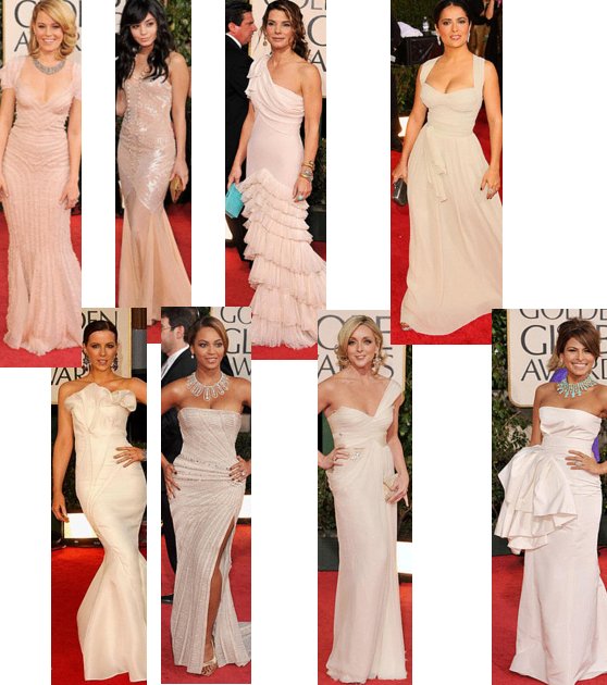 vanessa hudgens 2011 golden globes. Golden Globes go Peachy Cream